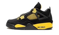 air jordan 4 retro black yellow